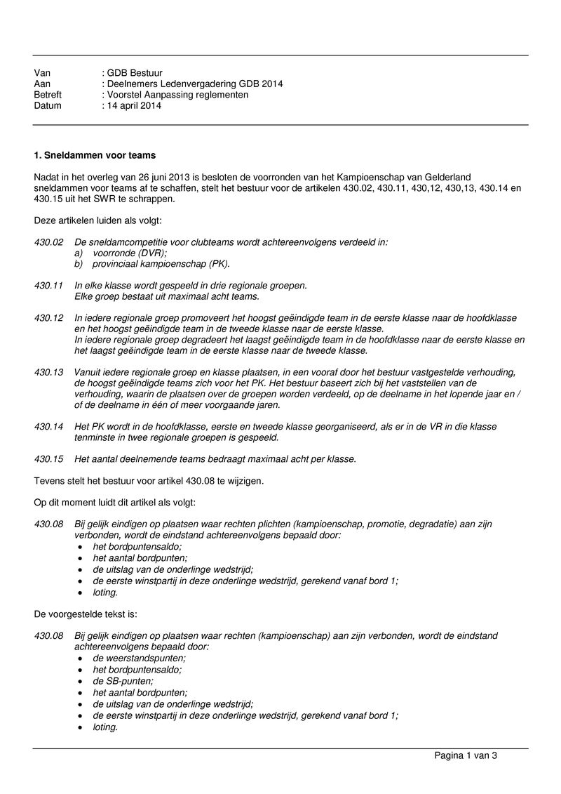 GDB Algemene Ledenvergadering 2014 - Bijlage 03 -Voorstel      Aanpassing Reglementen.pdf (pagina 1)